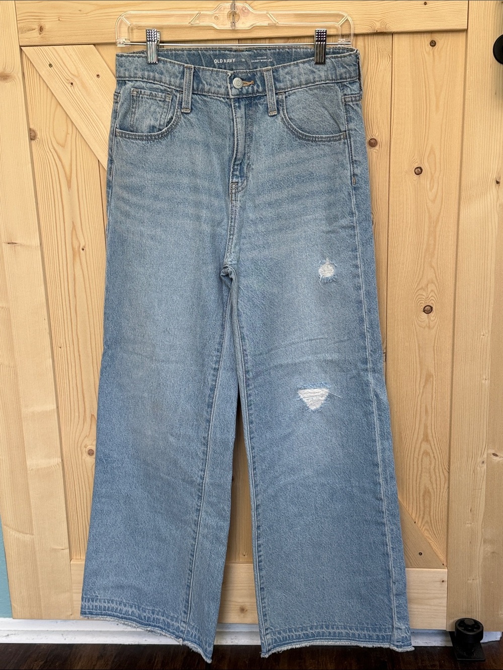 Old Navy Light Blue Flare Jeans
